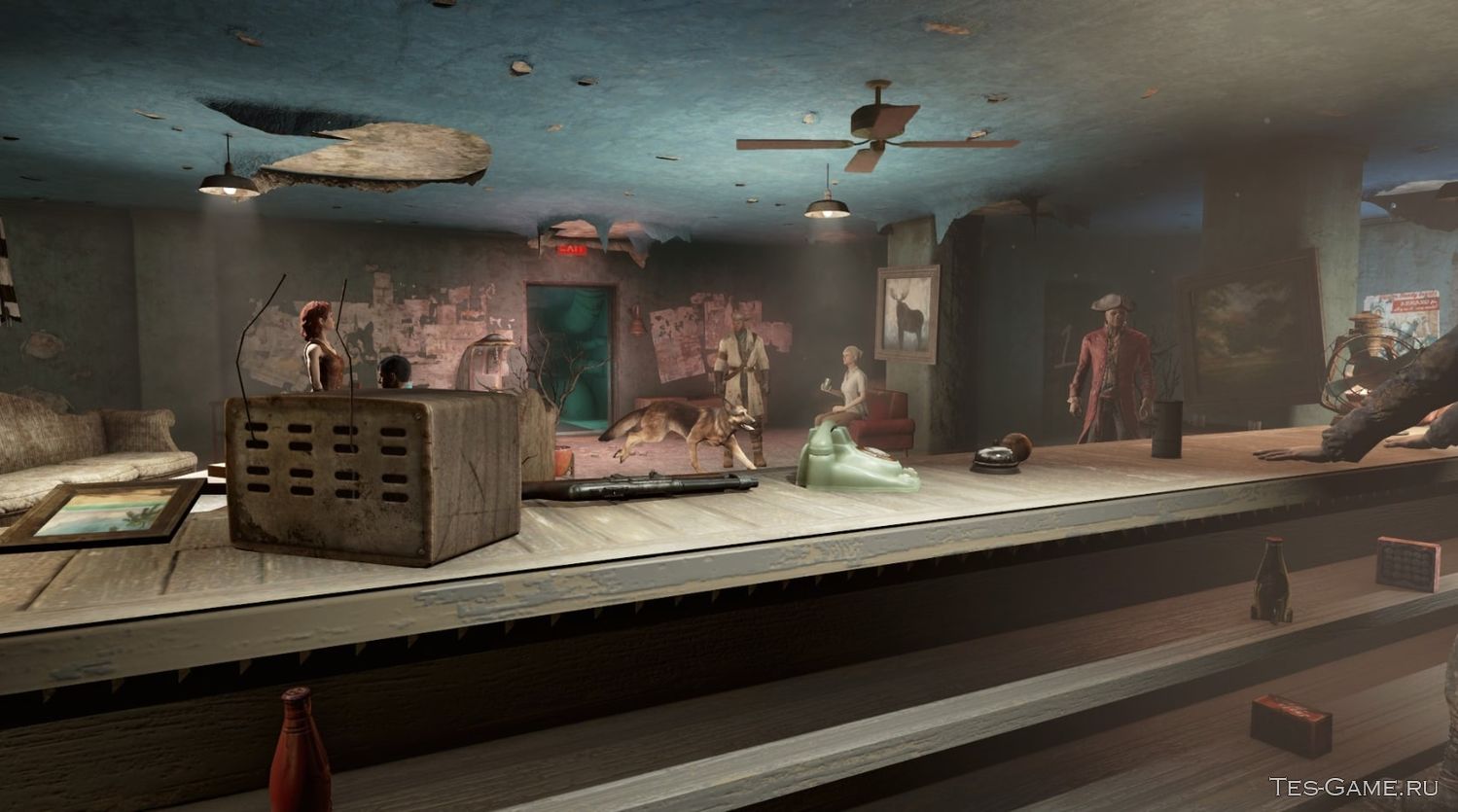 Fallout 4 проект интерьеров бинтауна