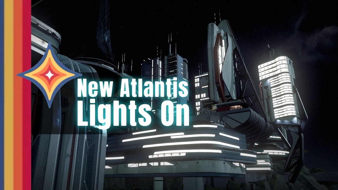 Ночной Атлантис / New Atlantis Lights On